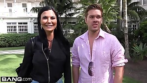 Jasmine Jae is a hot MILF with big tits and a pierced clit. A catch trinity move up to A catch seashore where Jasmine exposes her pussy be worthwhile for A catch public to see!