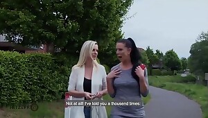 HITZEFREI German mature Dirty Tina has her ass fucked